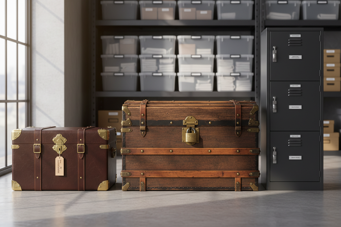 Built to Hold and Protect: Organizing Long-Term Storage with Trunks, Chests, and Lockers