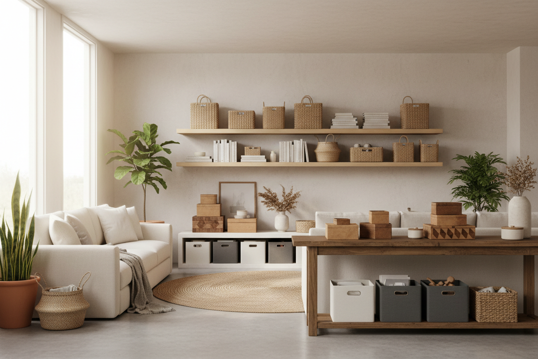 Everyday Order Made Simple: How Baskets, Boxes, and Bins Create Calm, Functional Homes