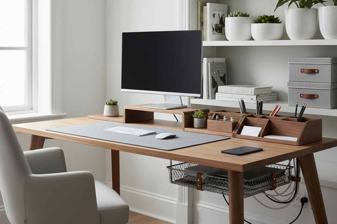 Home Office Harmony: Desktop Organizers, Cable Management, and Document Archives