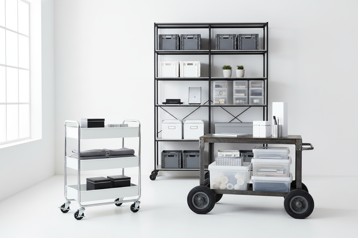 Smart Storage & Mobility Solutions: Rollers, Trolleys, and Racks