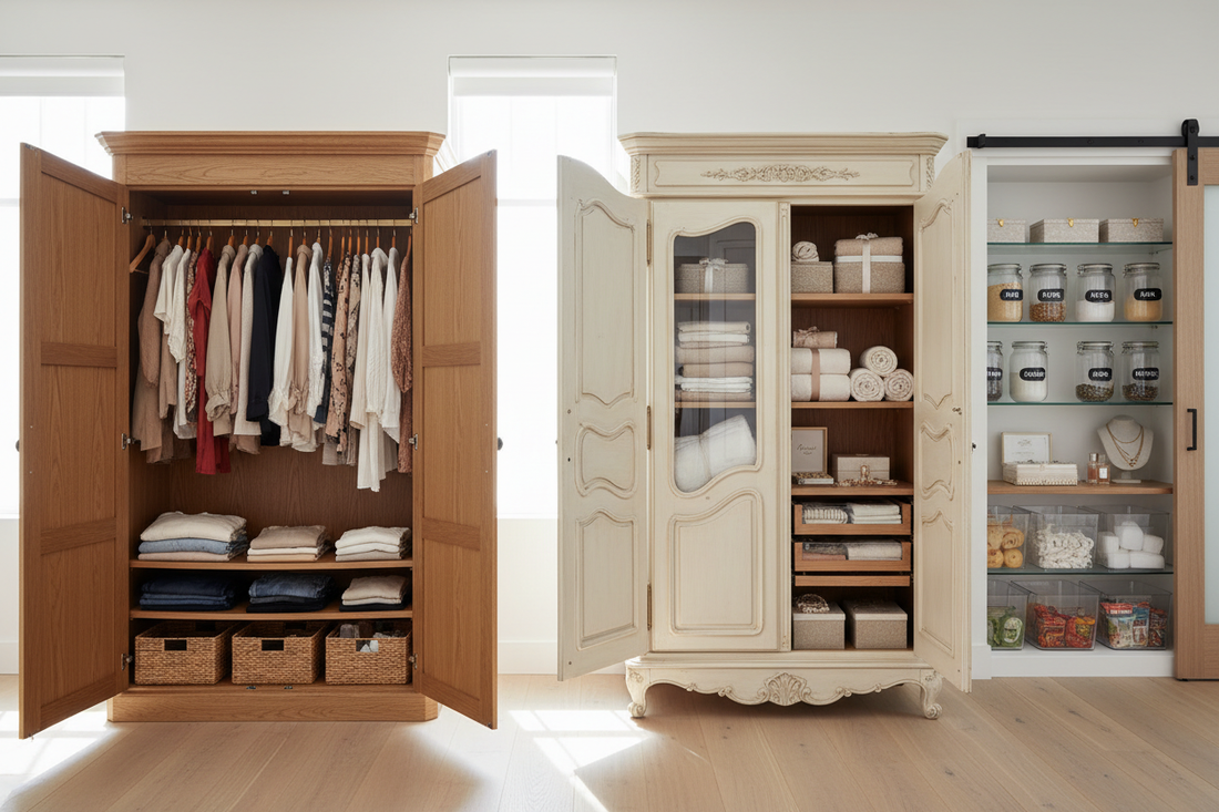 Structured Storage: Organizing Your Home with Wardrobes, Armoires, and Pantries