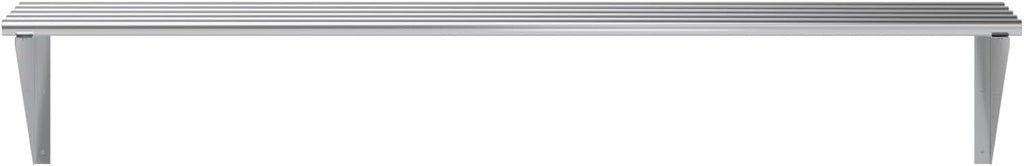 AmGood 14 in. x 60 in. NSF Stainless Steel Tubular Wall Shelf | Heavy-Duty Metal Shelving for Appliances & Equipment | Ideal for Kitchen, Restaurant, Garage, Laundry, Utility Room
