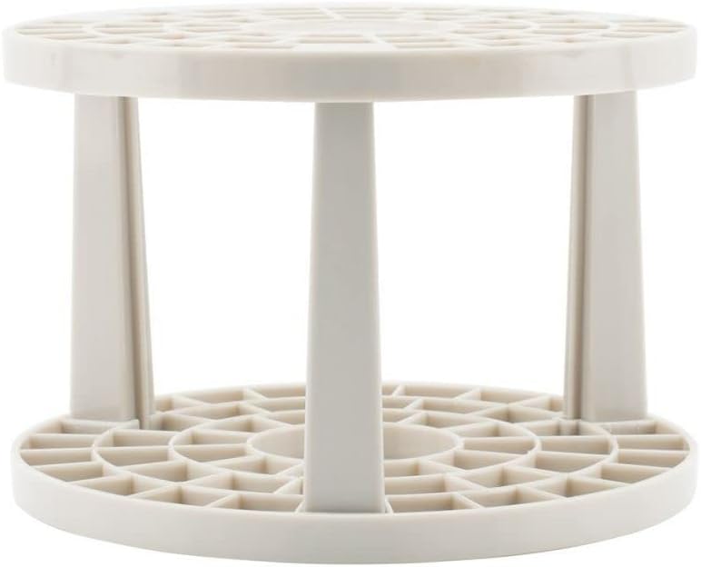 Creative Mark Brush Crate Brush Storage Holder - Brush Crate for Painting, Artists, Drying, & More! - Beige