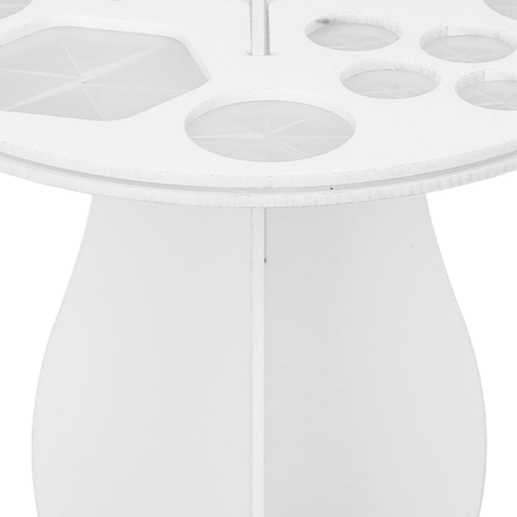 ZJchao Makeup Brush Drying Rack, 14 Holes Paint Brush Drying Holder Make Up Organizer Tree Tray Stand Makeup Brush Holder Brush Dryer Stand with Bottom Bracket for Storing Drying Brushes