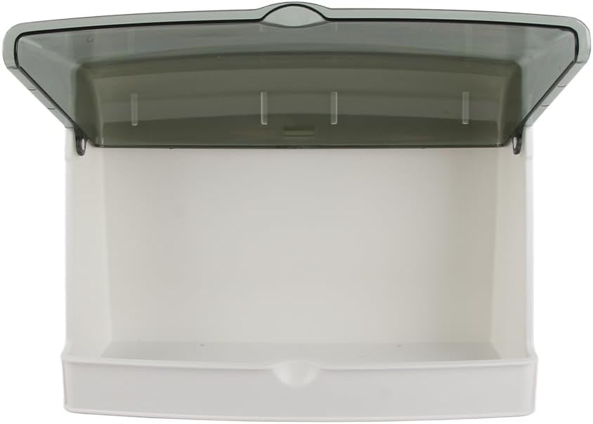 Pilipane Cosmetics Storage Box Large Capacity Wall Mounted Makeup Organizer Skin Care Product Rack for Bathroom Plastic White 31.5 x 31 x 23.5cm