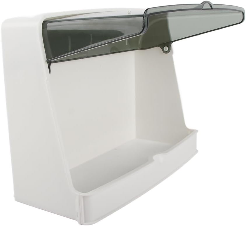 Pilipane Cosmetics Storage Box Large Capacity Wall Mounted Makeup Organizer Skin Care Product Rack for Bathroom Plastic White 31.5 x 31 x 23.5cm