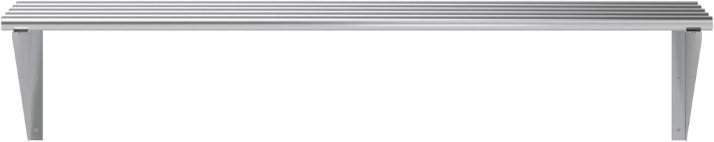 AmGood 14 in. x 48 in. NSF Stainless Steel Tubular Wall Shelf | Heavy-Duty Metal Shelving for Appliances & Equipment | Ideal for Kitchen, Restaurant, Garage, Laundry, Utility Room