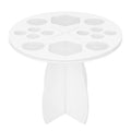 ZJchao Makeup Brush Drying Rack, 14 Holes Paint Brush Drying Holder Make Up Organizer Tree Tray Stand Makeup Brush Holder Brush Dryer Stand with Bottom Bracket for Storing Drying Brushes