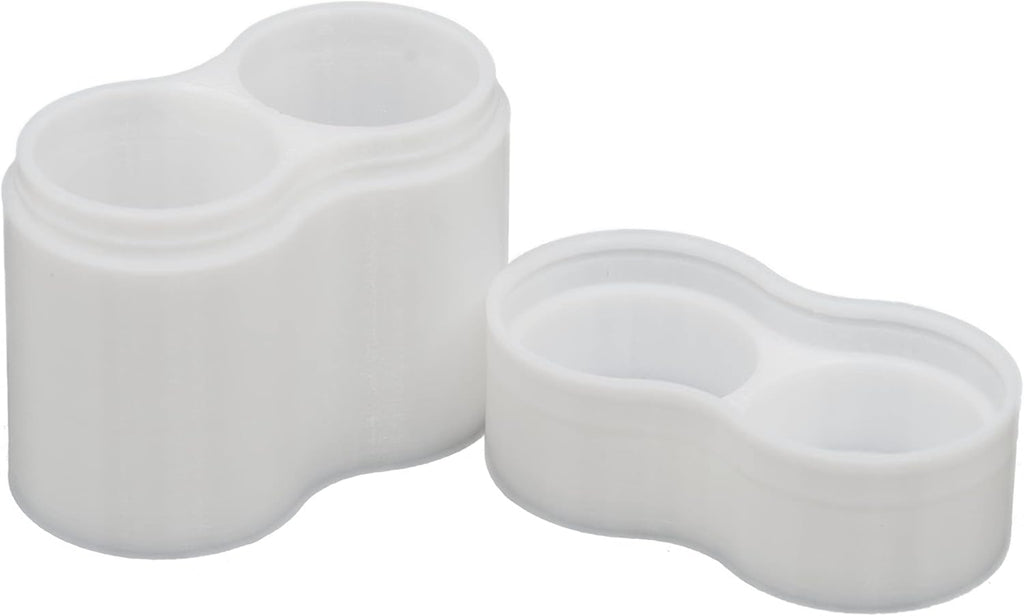 Slimline 18350 Battery Case, Soft Durable Material - Pack of 2 (Holds 2 Batteries)