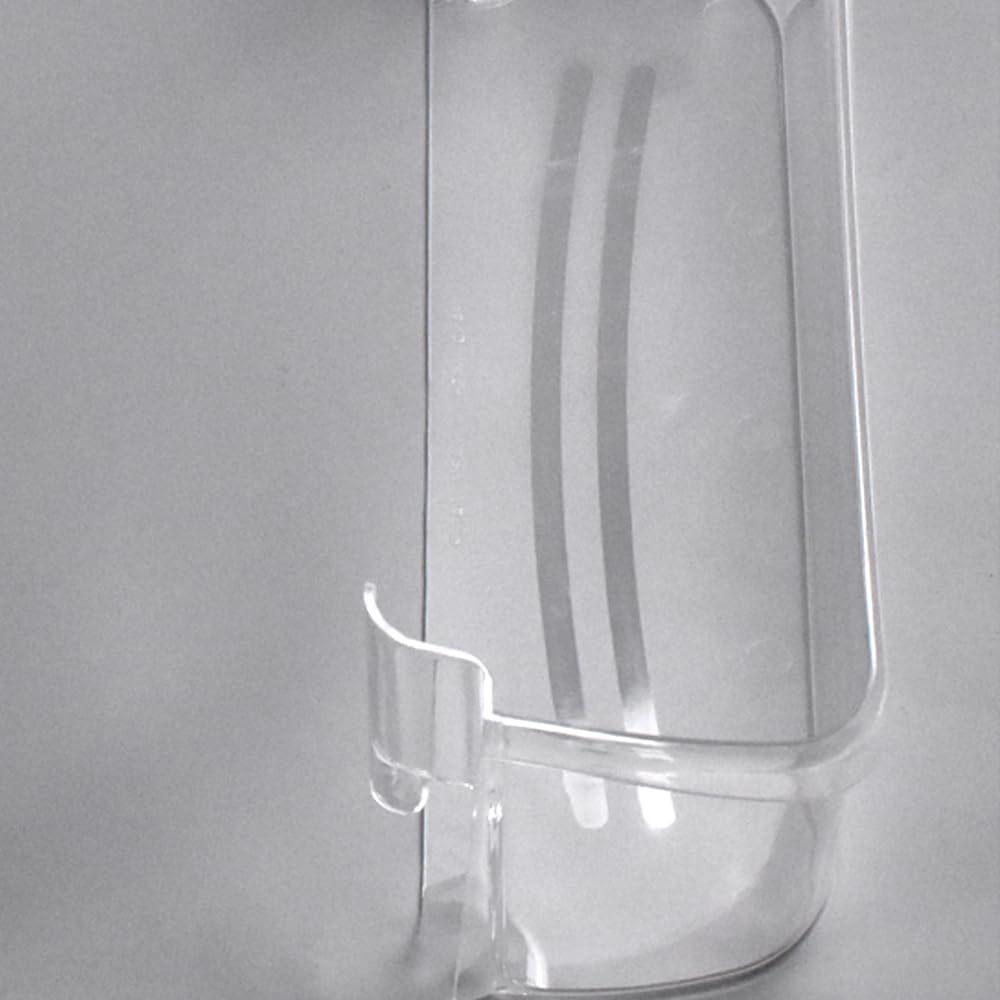 240323002 Refrigerator Door Bin, Clear Double Unit Compatible with Fri-gi-daire/Electrolux/Kenmore, Bottom 2 Shelves 15.8in, Replaces PS429725 AP2115742, Fits Refrigerator-Side Only