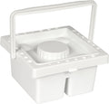 Creative Mark Brush Basin - All In One Unit for Storage, Shaping, Cleaning, and Soaking - 6.5 x 6.5 x 3.5 With Lid
