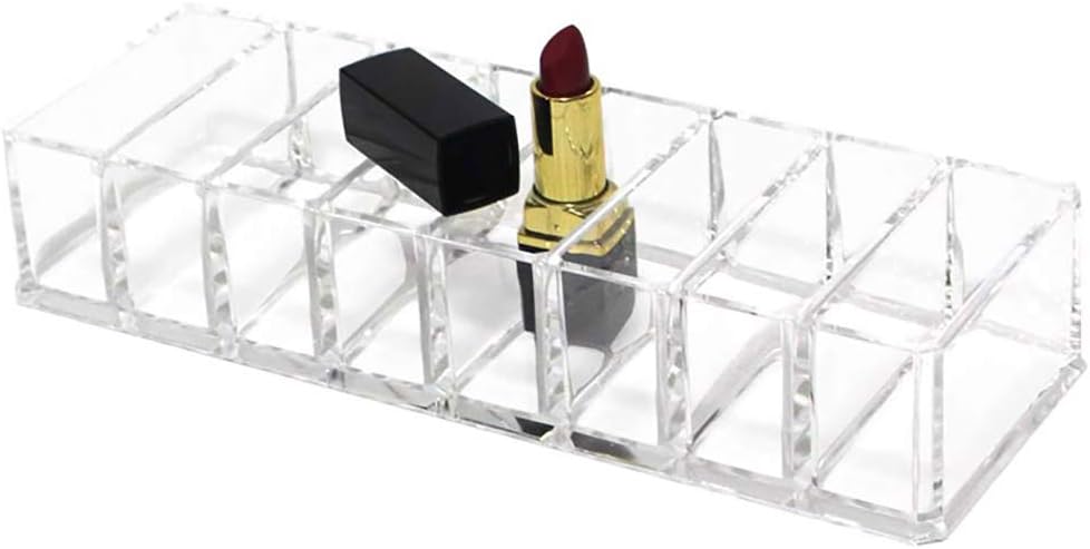 Foraineam 4 Pack Acrylic Compact Organizer Cosmetics Beauty Care Powder Holder Blushes Highlighters Eyeshadow Makeup Organizer