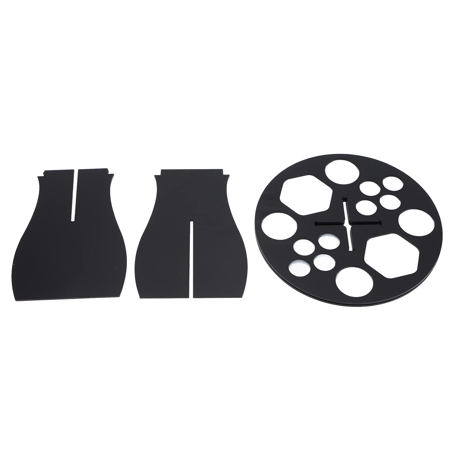 ZJchao Brush Drying Rack, 14 Holes Makeup Brush Holder Makeup Brush Drying Rack Stand Paint Brush Drying Holder Display Stand Make Up Organizer Tree Tray for Makeup Artist Paintbrushes (White)