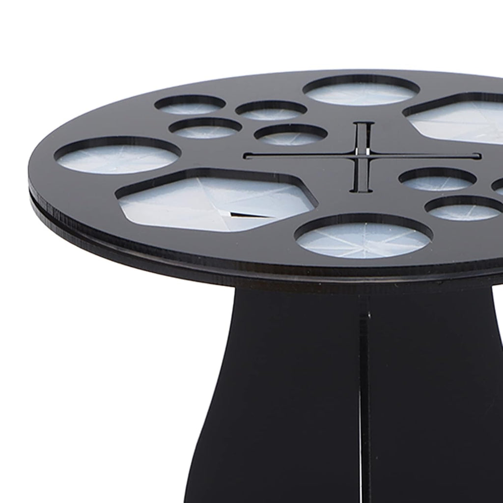 ZJchao Brush Drying Rack, 14 Holes Makeup Brush Holder Makeup Brush Drying Rack Stand Paint Brush Drying Holder Display Stand Make Up Organizer Tree Tray for Makeup Artist Paintbrushes (White)