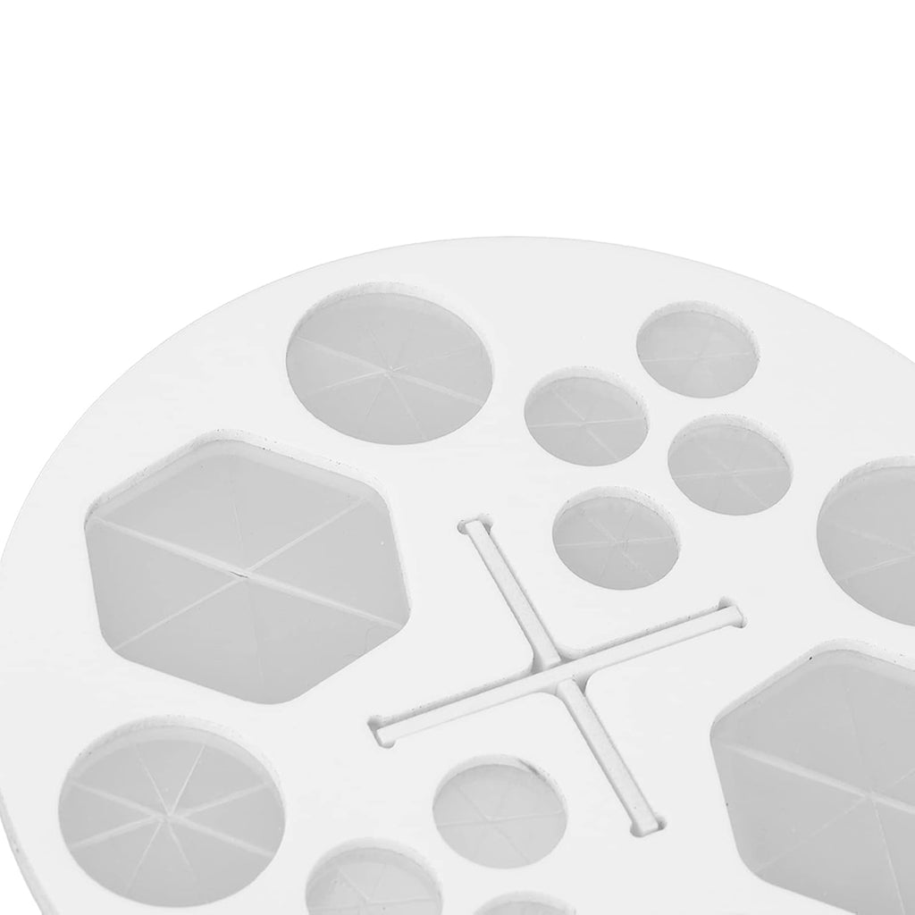 ZJchao Makeup Brush Drying Rack, 14 Holes Paint Brush Drying Holder Make Up Organizer Tree Tray Stand Makeup Brush Holder Brush Dryer Stand with Bottom Bracket for Storing Drying Brushes