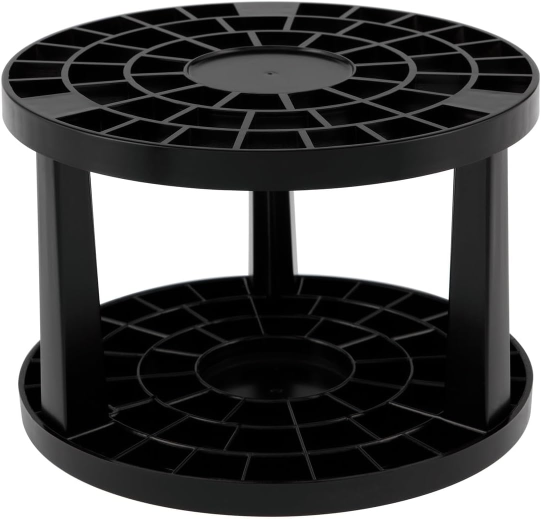 Creative Mark Brush Crate Brush Storage Holder - Brush Crate for Painting, Artists, Drying, & More! - Black