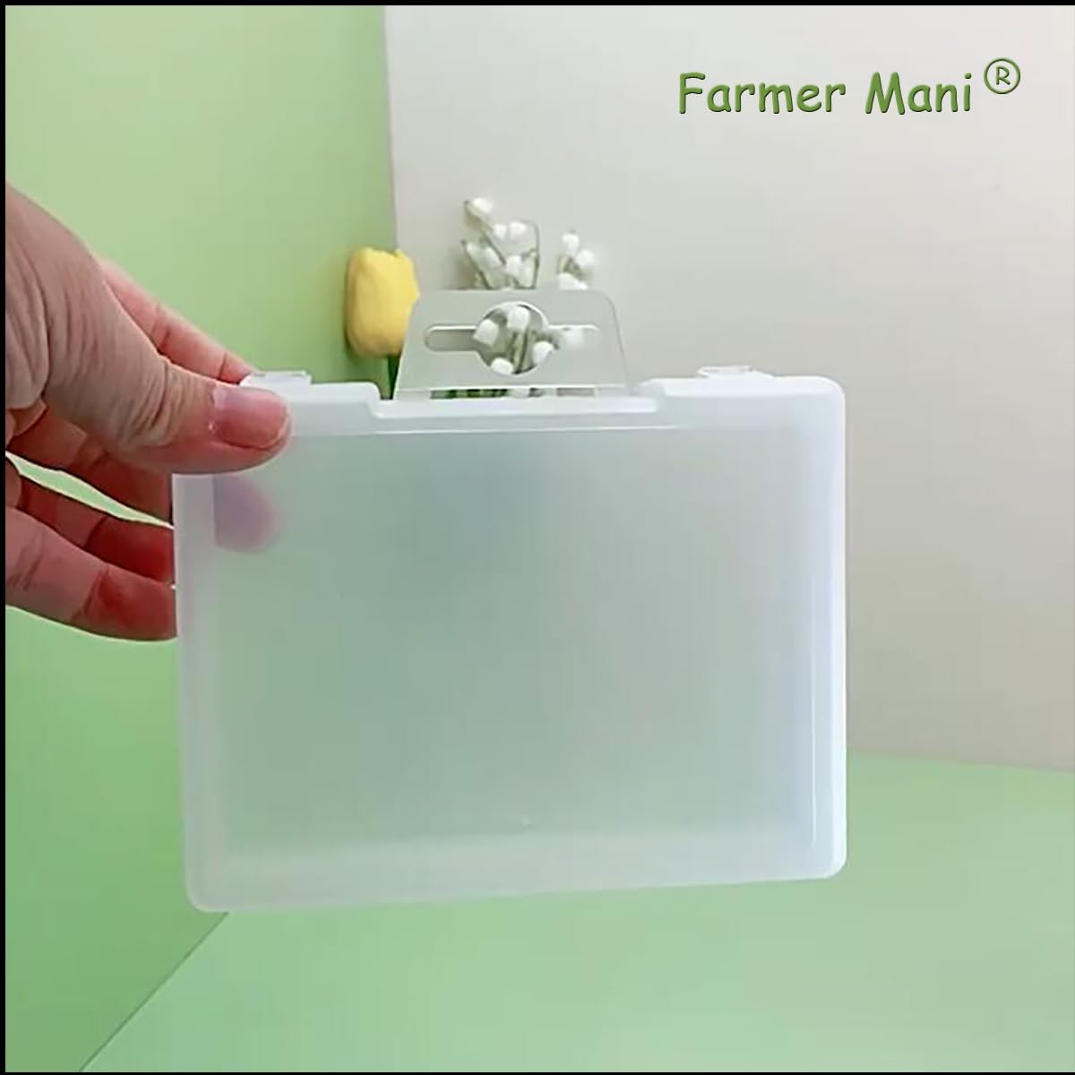 2 Pack Rectangle Plastic Frosted Storage Containers Box(5.2 x 4.02 x 1.3 inch), Polypropylene Box with Hinged Lid for Beads, Coins, Safety Pins and Learning Supplies,Screws,Drills,Battery