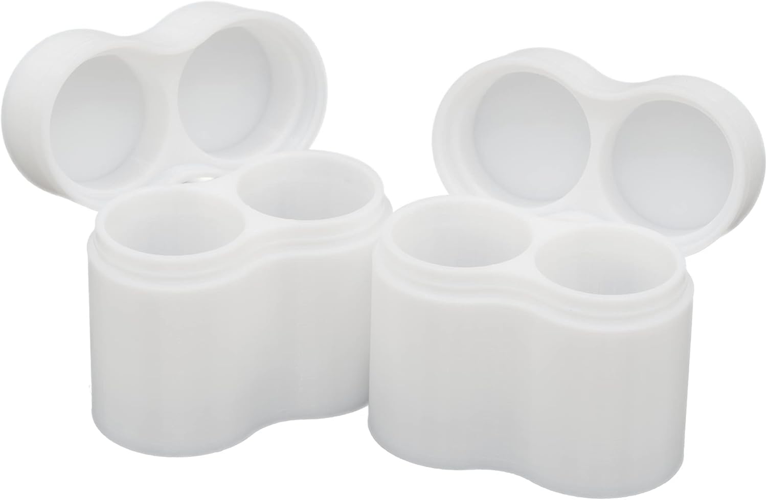 Slimline 18350 Battery Case, Soft Durable Material - Pack of 2 (Holds 2 Batteries)