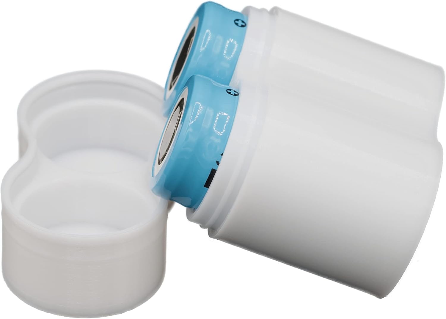 Slimline 18350 Battery Case, Soft Durable Material - Pack of 2 (Holds 2 Batteries)