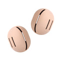 FERYES 2 PCS Makeup Sponge Holder – Shatterproof Eco-Friendly Silicone Beauty Make Up Blender Case for Travel - Khaki