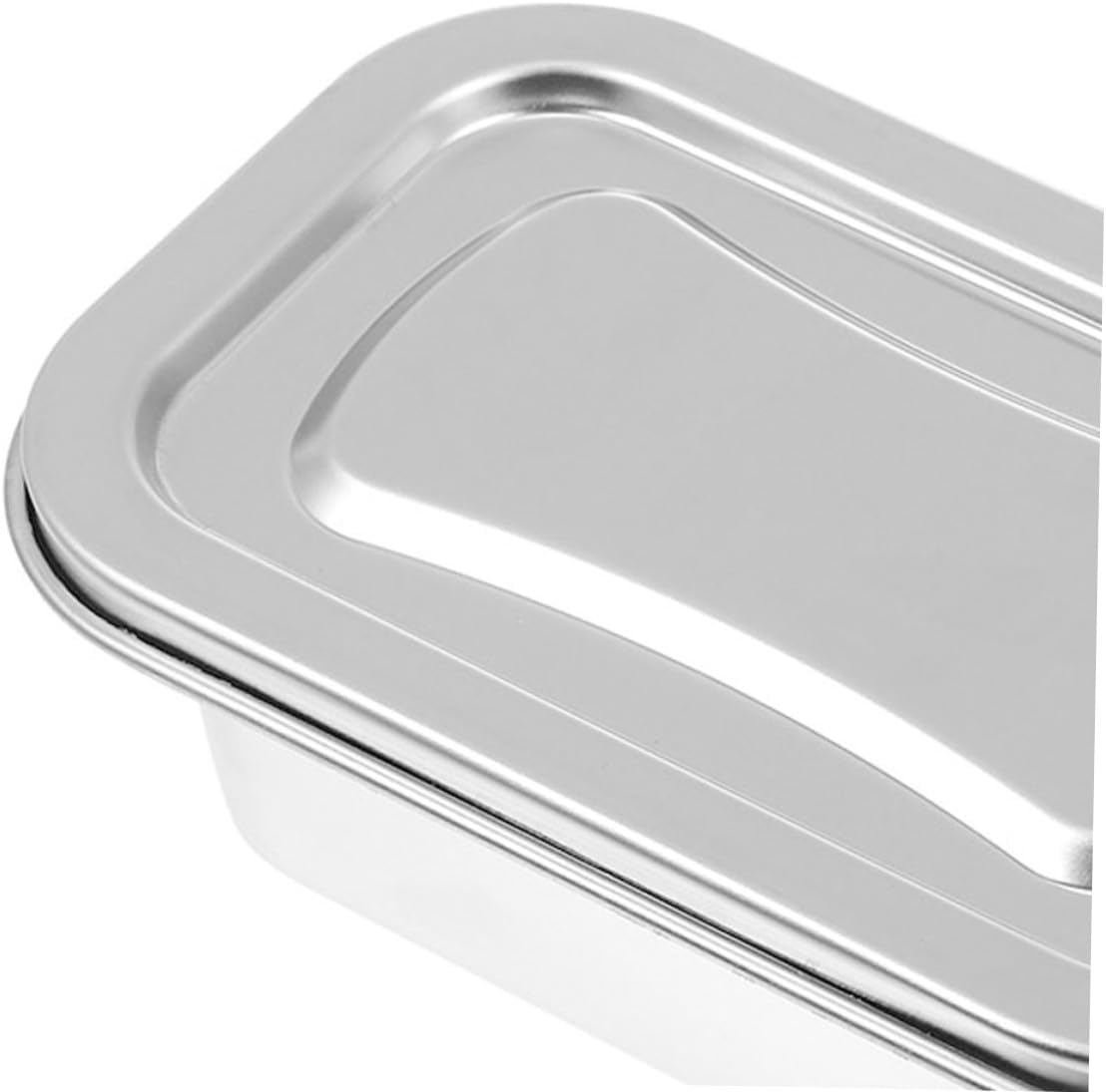 Hemoton Reusable Ice Cream Storage Containers with Lids Stainless Steel Food Keeper Freezer Box Insulated Ice Cream Tub for Refrigerator Home Made e