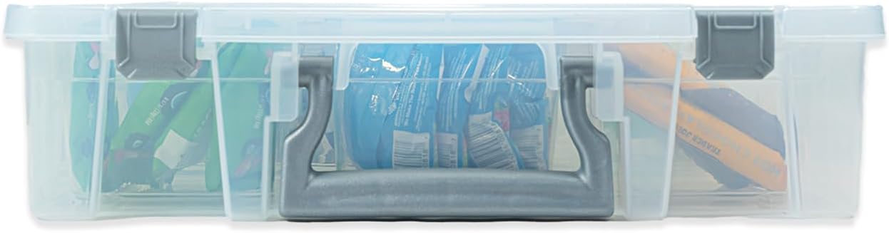 Best Kept | Shelf Organizer | Plastic | Bathroom Drawer Organizer | Makeup & Beauty Storage | Home Organization System | With 7 Clear Storage Bins, 1 Pack