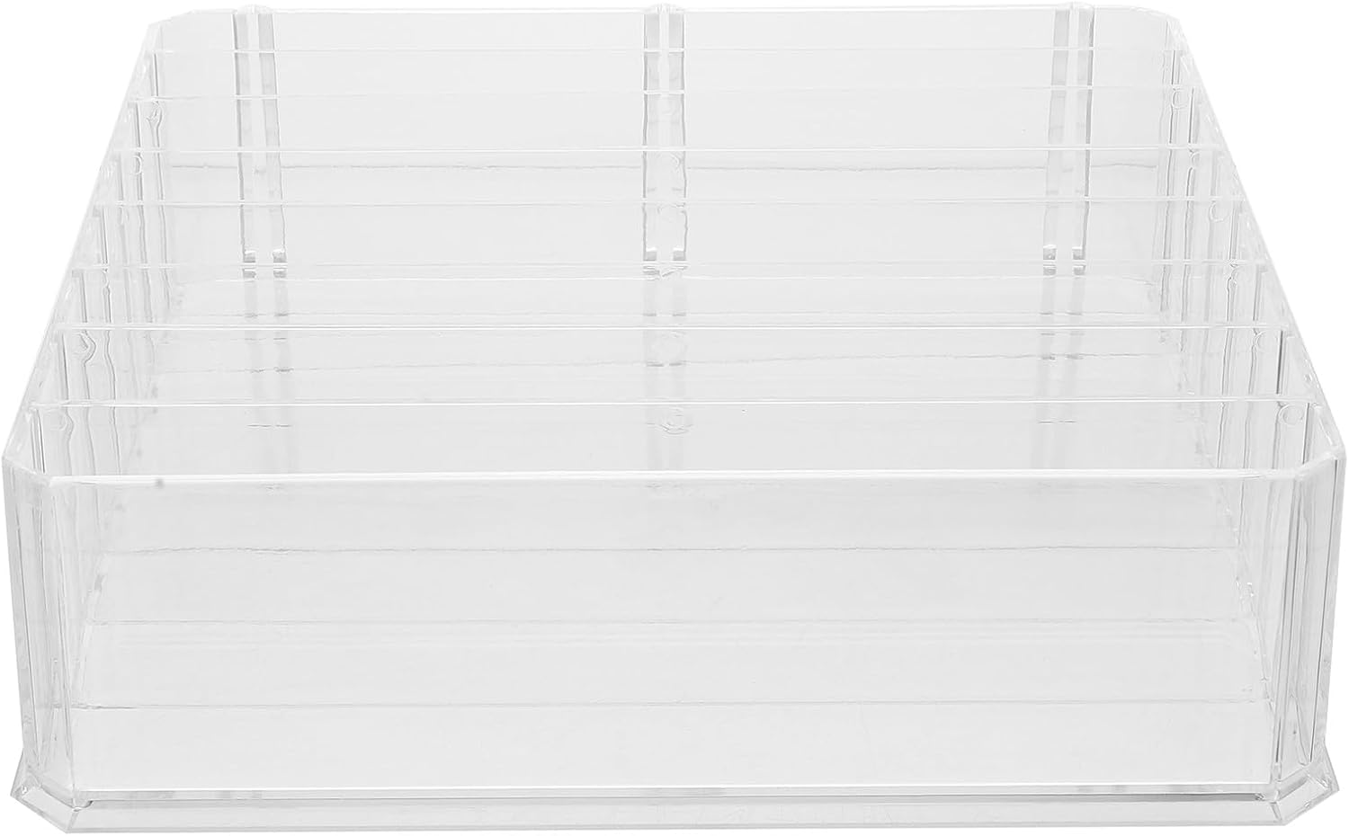 Makeup Palettes Holder Transparent Desktop Organizer with Design for Eyeshadow Blusher Lipstick Storage Practical Makeup Stand for Vanity Countertop and Cosmetic Case