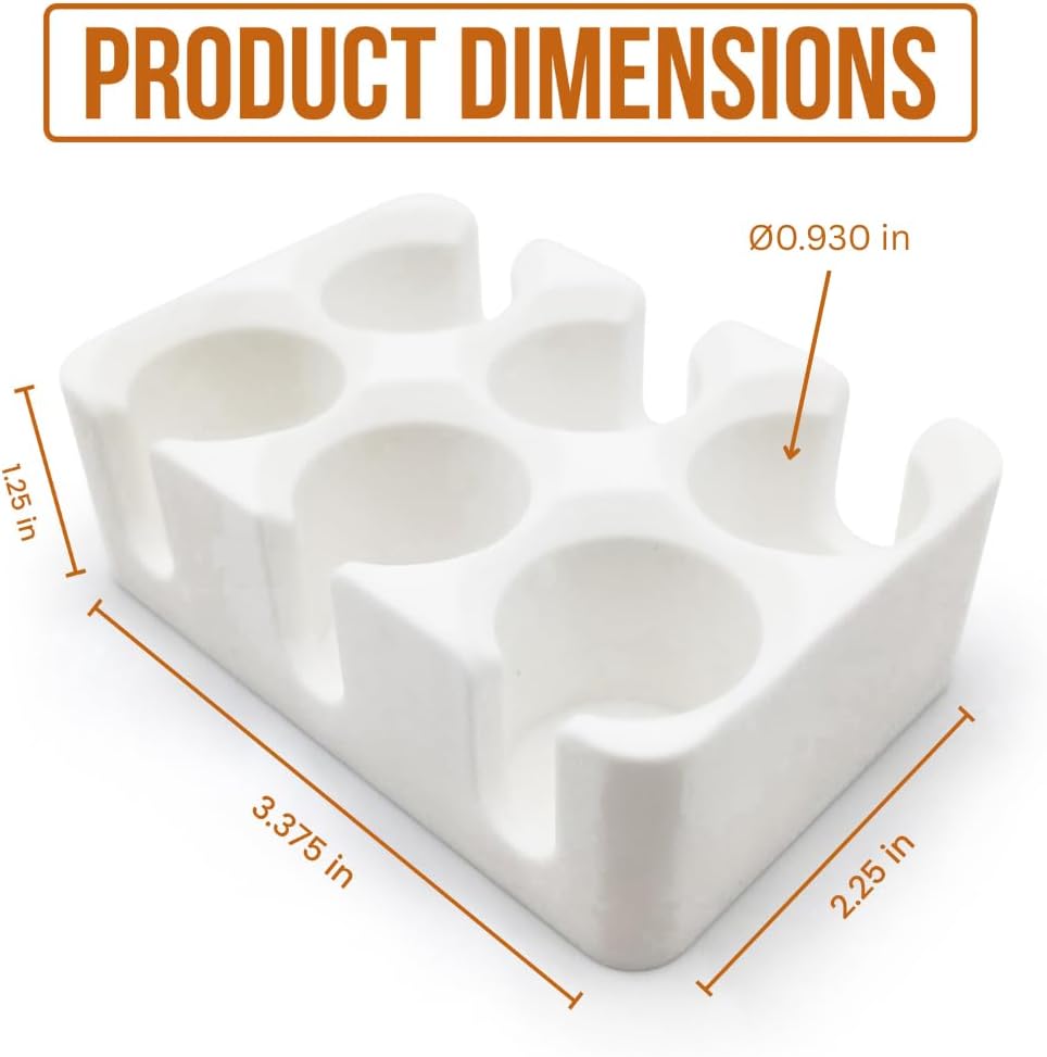Insul-Grid: Insulin Vial Holder and Organizer for Refrigerator Storage, Diabetic Care and Space Saving, Holds 6 Standard 10 mL Vials for Insulin Like Novolog or Humalog, 23mm (0.9in) Diameter