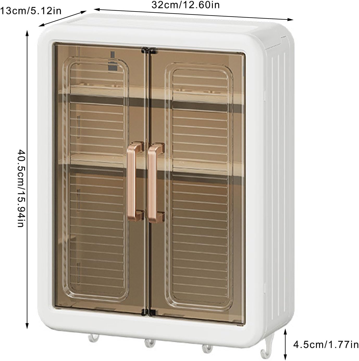 Without Drilling Wall Mounted Makeup Organizers Large Capacity Bathroom Storage Shelf for Cosmetics Skin Care Product