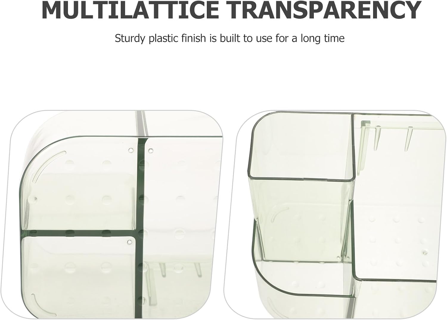 Wall-mounted Cosmetic Organizer Box Hanging Holder for Makeup Tools Storage Space-saving Multifunctional Makeup Storage Box for Bathroom and Living Adhesive Design