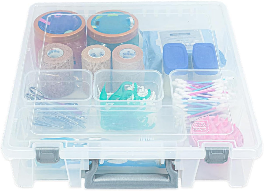 Best Kept Bathroom Cabinet Organizer | Plastic | Hair Product | Baby Bottle Storage | Food Containers | Open Core, 1 Pack
