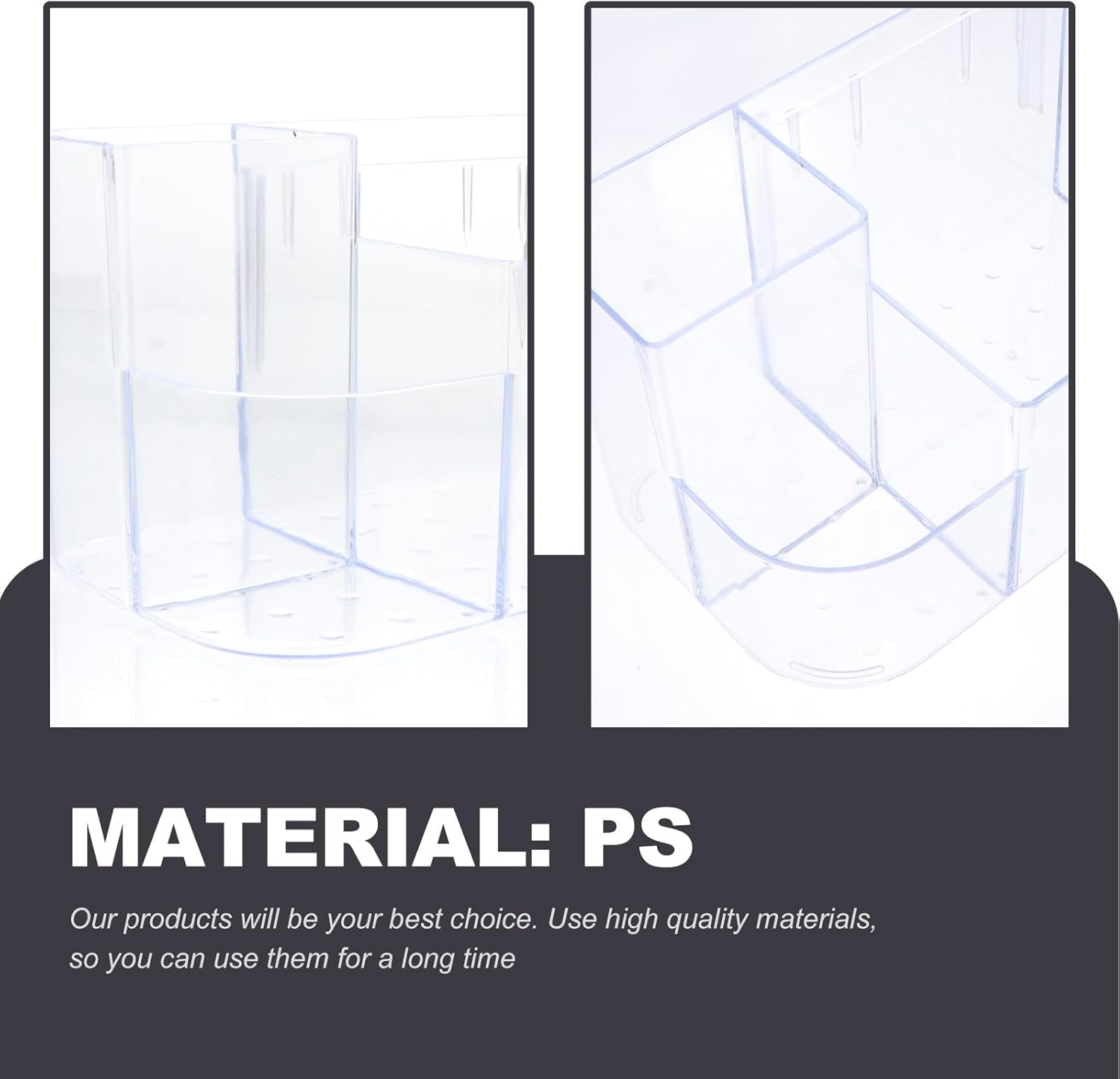 Wall-mounted Toiletry Case Transparent Multi-grid Cosmetic Storage Box for Bathroom Makeup Organizer Holder Easy Install and Spacious Vanity Storage