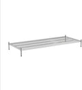 30" x 72" NSF Chrome Wire Stationary Dunnage Storage Rack with 8" Posts, Ideal for Commercial Kitchen, Home, Garage, Warehouse, Shelters