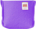 Collapsible Felt PURPLE Storage Bin Mini 3.9"x3.9"x3.9" – Foldable Basket with Handles for Closet, Toy Storage, Laundry Room Organization, Decorative Storage Bins for Shelves, Nursery Storage