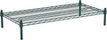 21" x 42" NSF Green Wire Stationary Dunnage Storage Rack with 8" Posts Ideal for Commercial Kitchen Home Garage Warehouse Shelters