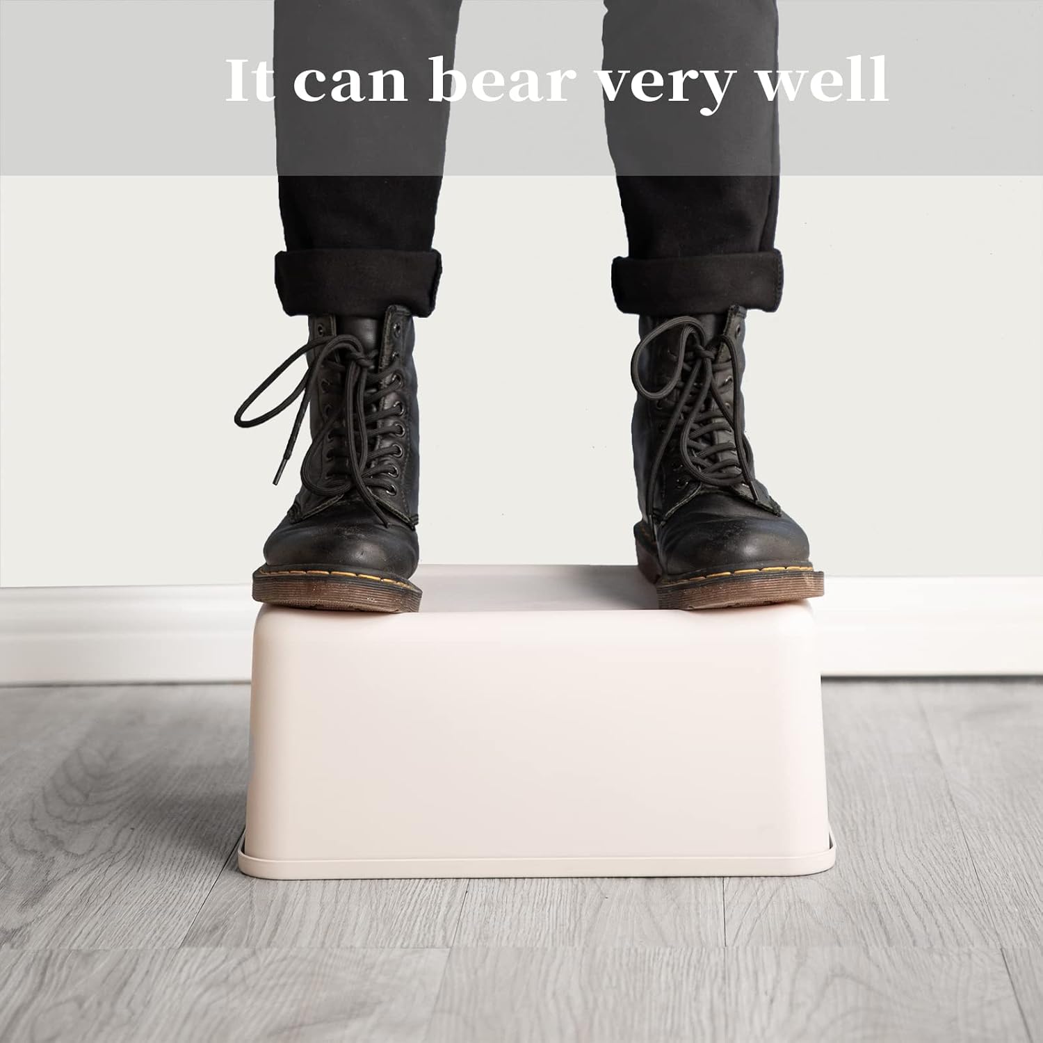 Plastic Storage Baskets With Lid Organizing Container Lidded Knit Storage Organizer Bins for Shelves Drawers Desktop Closet Playroom Classroom Office (4M+2S, Light grey)