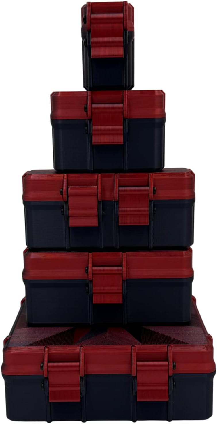 3D Printed Essential Oils Storage Case Compatible with Young Living 5ml Essential Oils - 5ml Bottle Storage Box with 1 Slot - Essential Oil Carrying Case, 16mm Max Diameter, 35mm Max Height