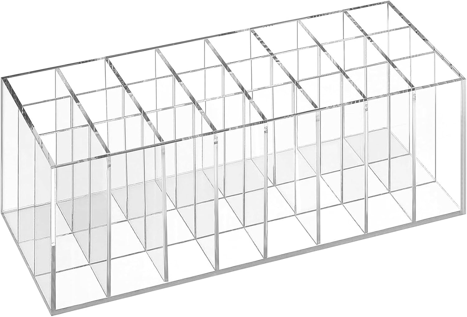 Lipstick Organizer 24 Slot Lipstick Holder Display Rack Small Clear Plastic Compact Lip Gloss Perfume Sample Mascara Holder