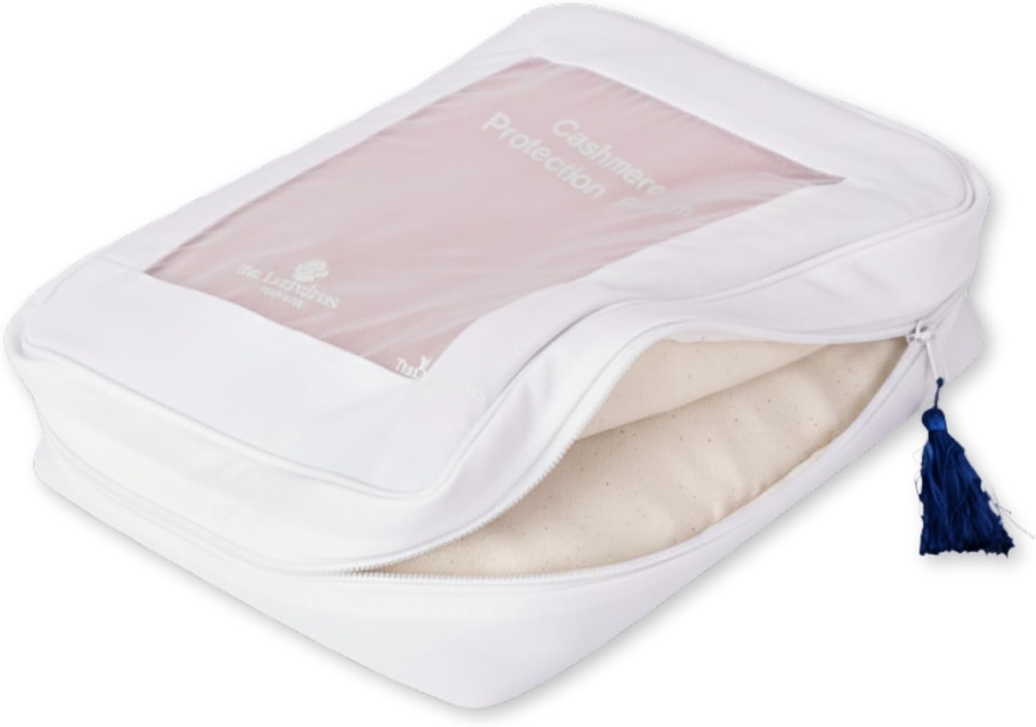 The Cashmere Choice Cashmere Storage Bags for Clothes, Sweaters, Scarves – 100% Cotton Garment Bag – Standard Size