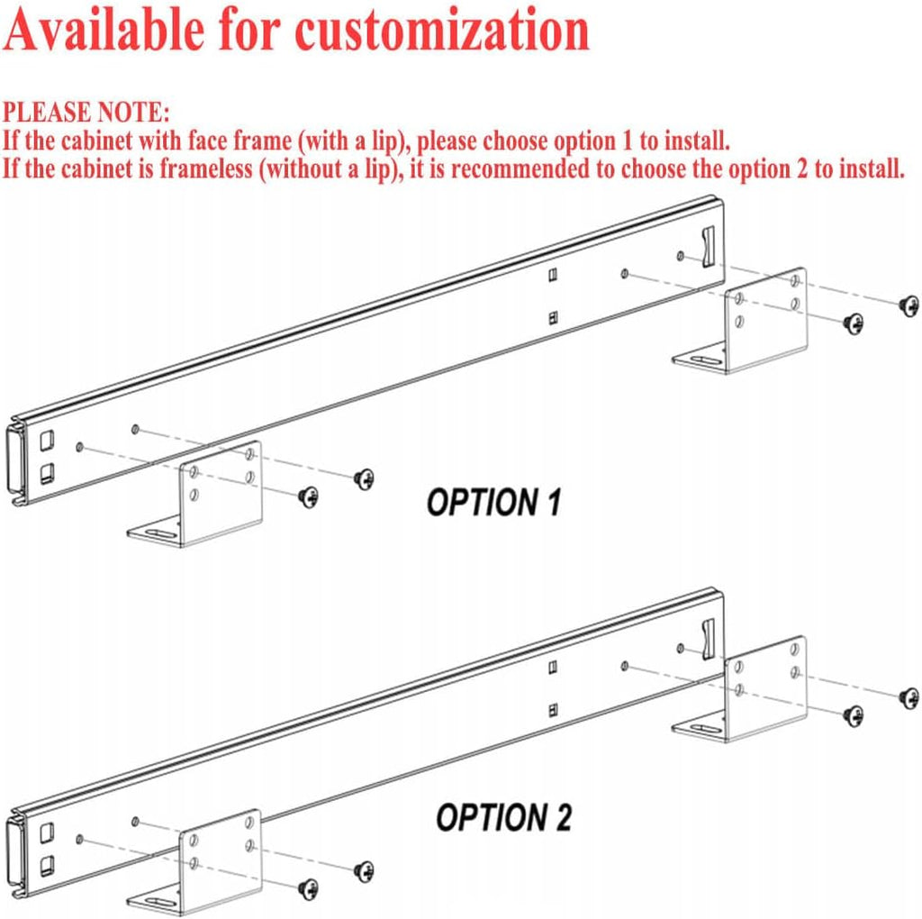 OCG Under Sink Cabinet Organizer Two Tier Pull Out Shelf (14.75W x 21D), Under Sink Sliding Shelf for Kitchen Bathroom Cabinet 2 Tier Chrome
