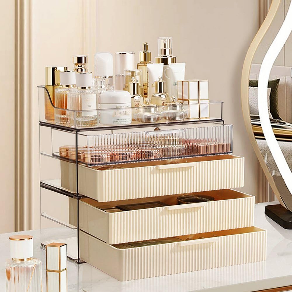 Makeup Organizer Countertop Large Cosmetic Display Cases Cosmetic Organizer Skin care Organizer