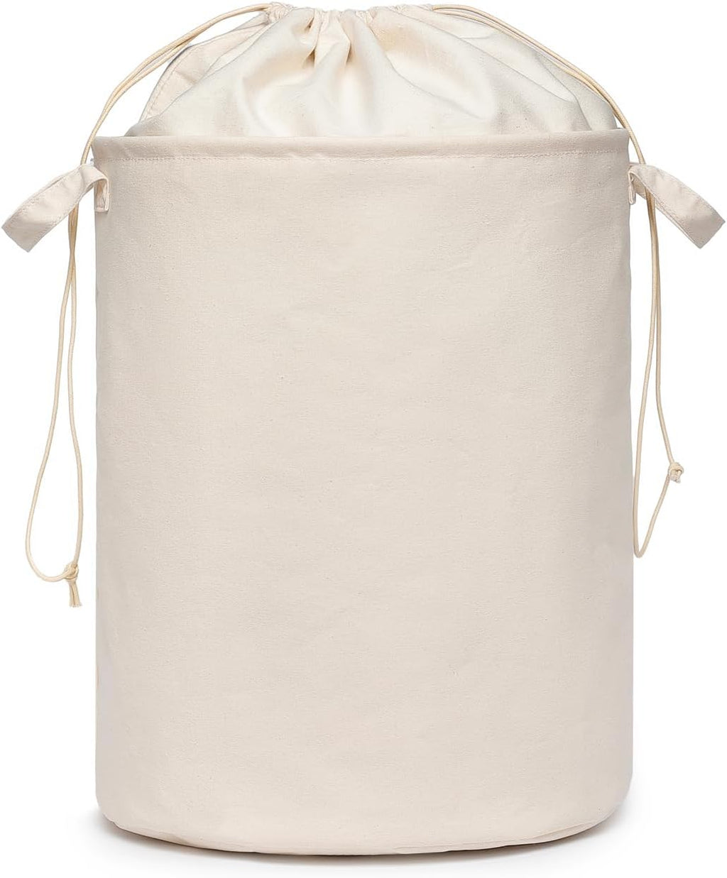 Foldable Storage Bins with Lids Cotton Canvas Rectangular Storage Box Ideal for Organization Lightweight and Durable (13.78 x 17.52)