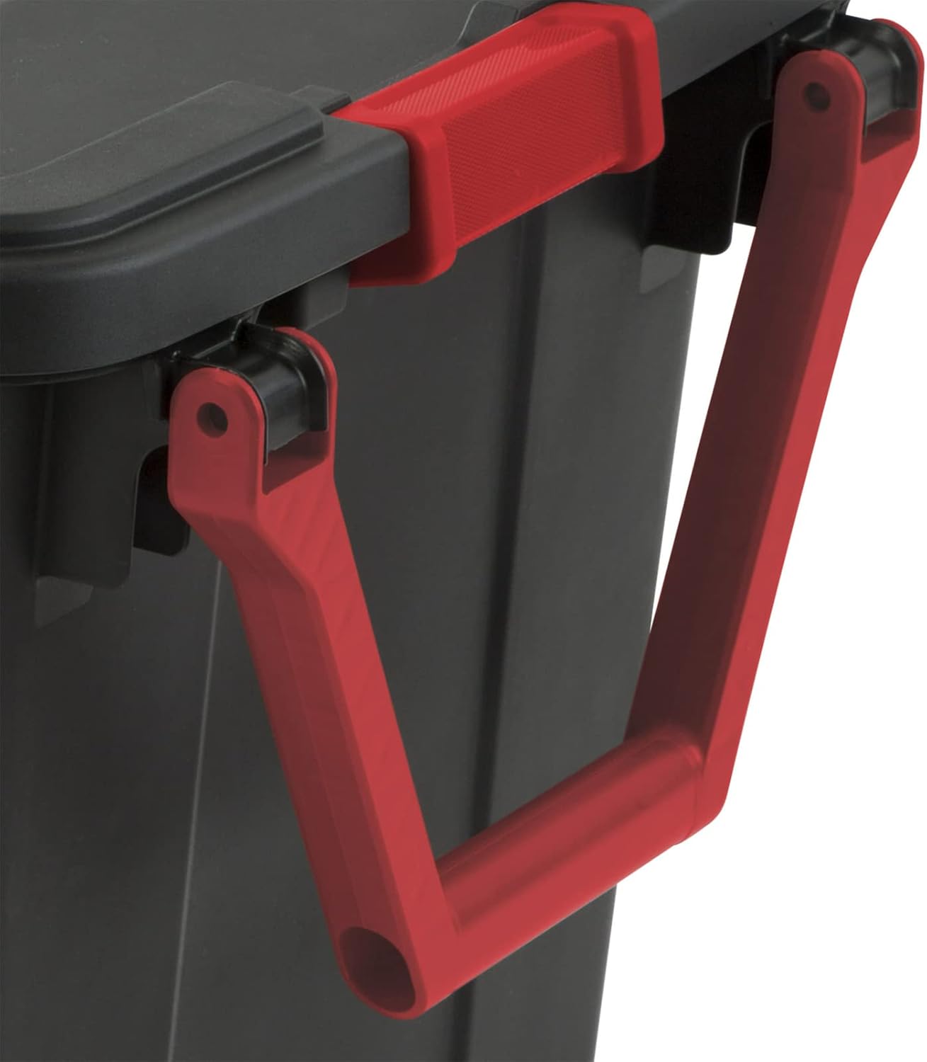 Storage Bins 40 Gallon Heavy-Duty Plastic Storage Bins, 2 Pack Container Totes with Durable Lid and Secure Latching Buckles, Stackable, Tough Storage Containers for Garage and Metal Rack Organizing