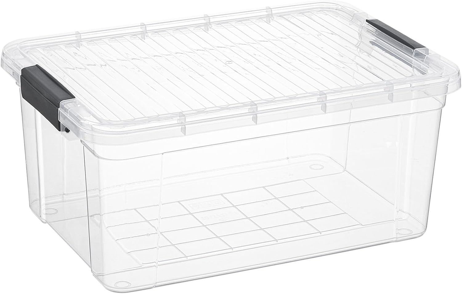 Superio Clear Storage Container with Lid, 16 Quart Plastic Bin for organization, Non-Toxic, BPA Free, Odor-Free, Stackable Latch Box organizer for Home, Dorm, Classroom, Garage, Closet (16 Quart)