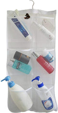 Quick Dry Fabric Bath Mesh Pockets Shower Organizer with 6-Pocket