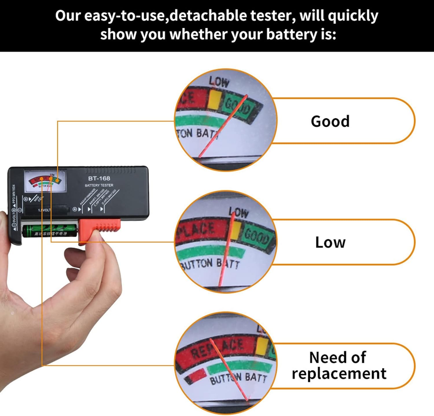Battery Organizer, Battery Holder Box Holds, Large Capacity Battery Storage Box Organizer Soft Padding for Home Office Workshop 12.2 * 6.85 * 2.36 in