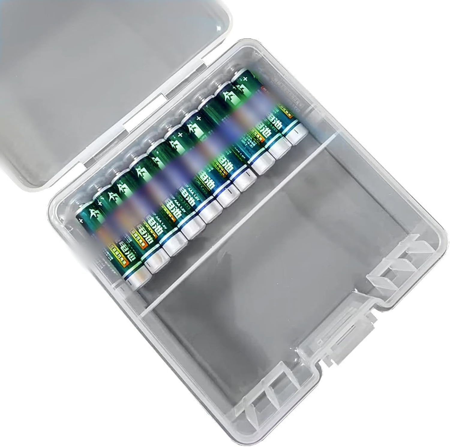 Battery Holder 100Pcs AA 3A Case Organizers Container Batteries Storage Box Hard Case Storage Box