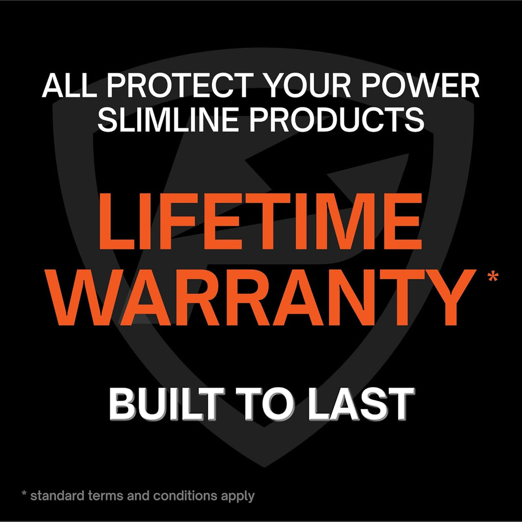 Slimline 18350 Battery Case, Soft Durable Material - Pack of 2 (Holds 1 Battery)