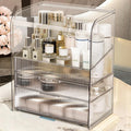 Makeup Storage Organizer Box Large Cosmetic Display Cases Dustproof and Waterproof Cosmetic Organizer Countertop Skincare Organizer