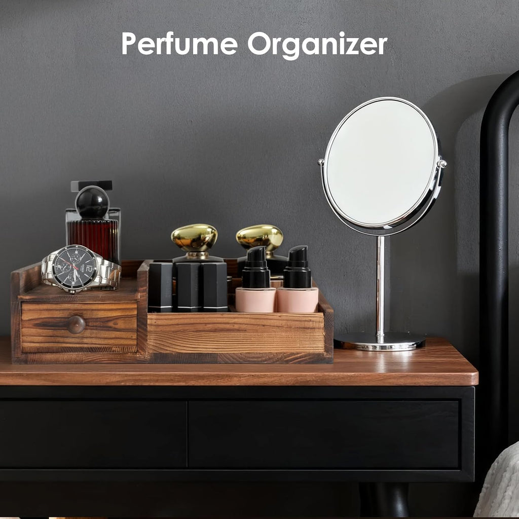Cologne Organizer For Men,Perfume Organizer,Bathroom Organizers,Coffee Station Organizer,Shelf For Bathroom Counter,Counter Storage,Perfume Stand,Cologne Stand,Organizers for Vanity,Mens Gifts